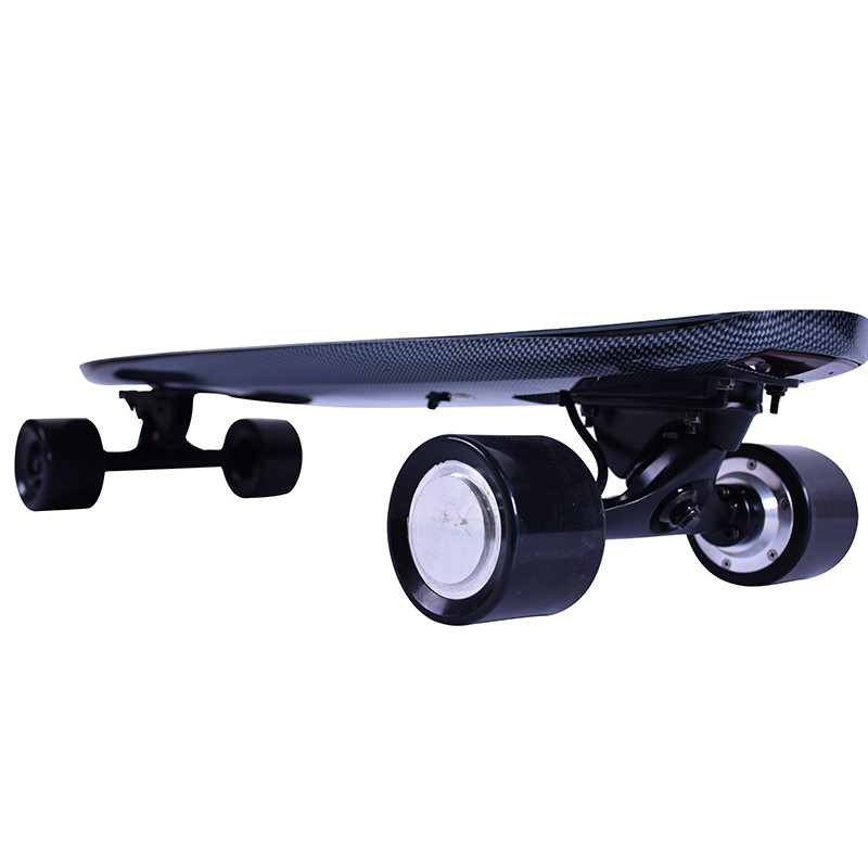 15KMH Portable Electric Skateboard , Diy Electric Longboard Kit Dual Belt Motor