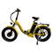 Mens Mini Folding Electric Hybrid Bike Orange 48v Sepeda Lipat Listrik Dengan Sistem Pedal Assist
