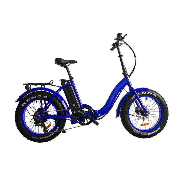 Lipat Ban Lemak Sepeda Gunung Listrik Suspensi Penuh Sepeda Listrik Ban Tebal 20 Inch 1