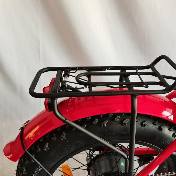 Lipat Ban Lemak Sepeda Gunung Listrik Suspensi Penuh Sepeda Listrik Ban Tebal 20 Inch 9