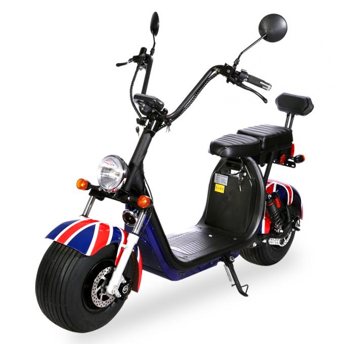 Eec Coc Disetujui Citycoco Electric Scooter 1000w 1500w 2000w Baterai Yang Dapat Dilepas 0